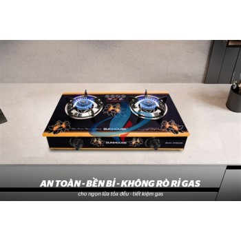 BẾP GAS DƯƠNG KÍNH SUNHOUSE SHB3226