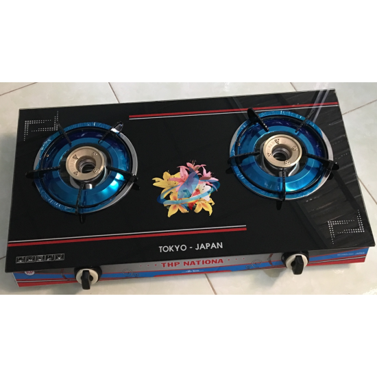 Bếp Gas Đôi Mặt Kính THP